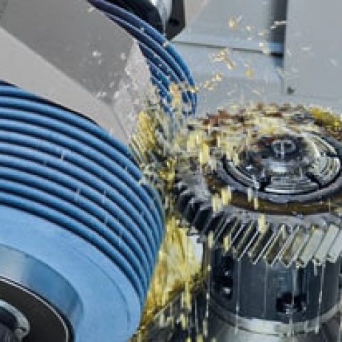 A grinding machine waiting to operate