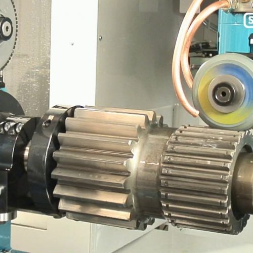 A CNC turning machine waiting to operate